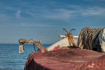 摩洛哥,舍夫沙万,乡村,海滩,渔船,海岸线,大特写,地中海,传动装置,搁浅