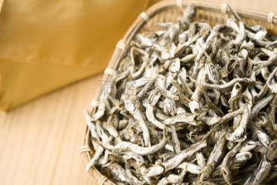 凤尾鱼,干的,银鱼,水平画幅,小的,无人,食盐,生食,海产,堆