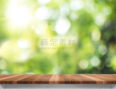 绿色,桌子,木制,日光,空的,运动模糊,露天平台,园林,户外,灶台