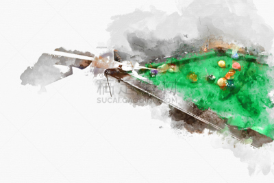 艺术,进行中,画笔,水彩画颜料,抽象,斯诺克,多色的,背景,特写,数码图形