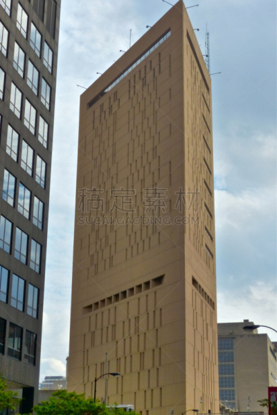Chicago- Prison, Metropolitan Correctional Center, architecture