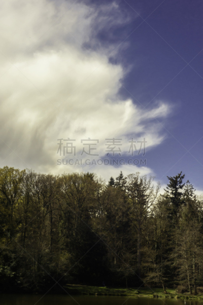 水剃鸟,地形,湖,自然,垂直画幅,天空,绿色,无人,蓝色,阴影