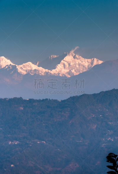 干城章嘉峰,山,云,锡金,雪,户外,大吉岭,天空,高处,印度