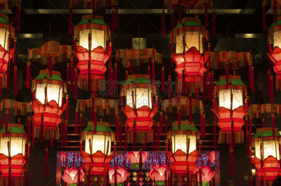 中国灯笼,旅游嘉年华,中国元宵节,曝光过度,纸灯笼,国内著名景点,窗帘,灯笼,狂欢节,悬挂的