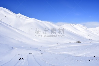 伊斯法罕,伊朗,滑雪场,呕吐物,扎格罗斯山脉,伊斯法罕省,深雪,雪板,滑雪板,天空