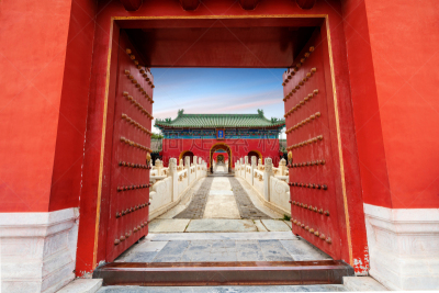 远古的,建筑外部,宫殿,汉字,品牌名称,红色,古老的,开着的,著名景点
