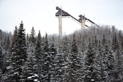 塔,普拉希德湖城,乡村,竞技性跳高滑雪,冬季运动,Lake Placid Town,运动,松木,冬天,图像