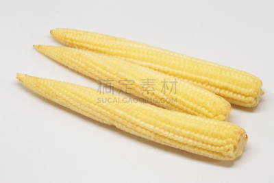 迷你型玉米,白色,矛,甜玉米,水平画幅,生食,膳食,维生素,东方食品,植物