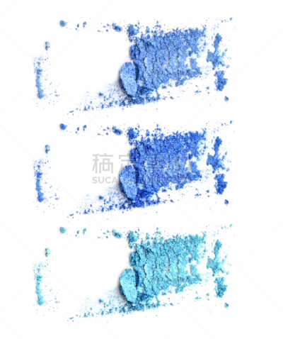 眼影,碾碎了的,垂直画幅,彩妆,无人,蓝色,时尚,偏远的,化妆用品,特写