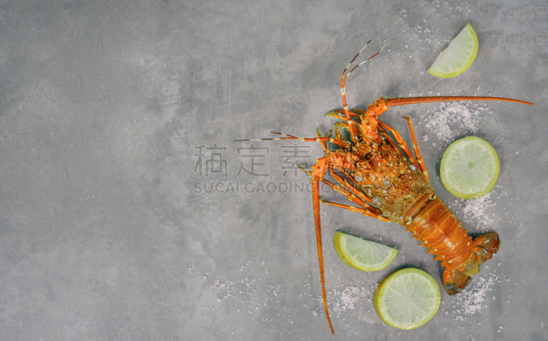 龙虾,蒸菜,海产,纹理,在上面,清新,背景,图像,水平画幅,特写