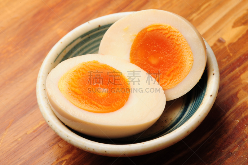 煮鸡蛋,水平画幅,日本料理,鸡蛋,无人,黄色,摄影