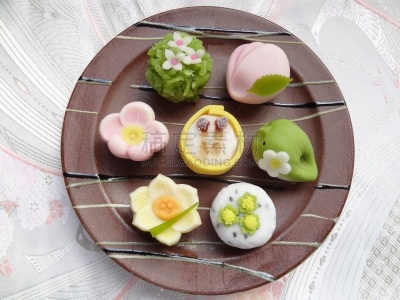 日本点心,春天,日本食品,马尾,北美歌雀,糖果,甜点心,甜食,鸟类,梅子