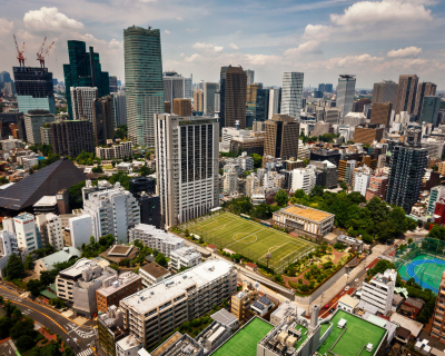 六本木,日本,东京,港区,居住区,航拍视角,东京塔,江户时代,现代,商业金融和工业