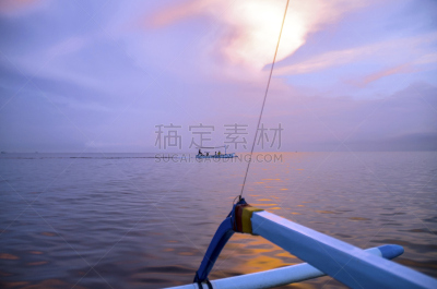 洛维纳,巴厘岛,海滩,早晨,黎明,海豚,水,天空,美,水平画幅