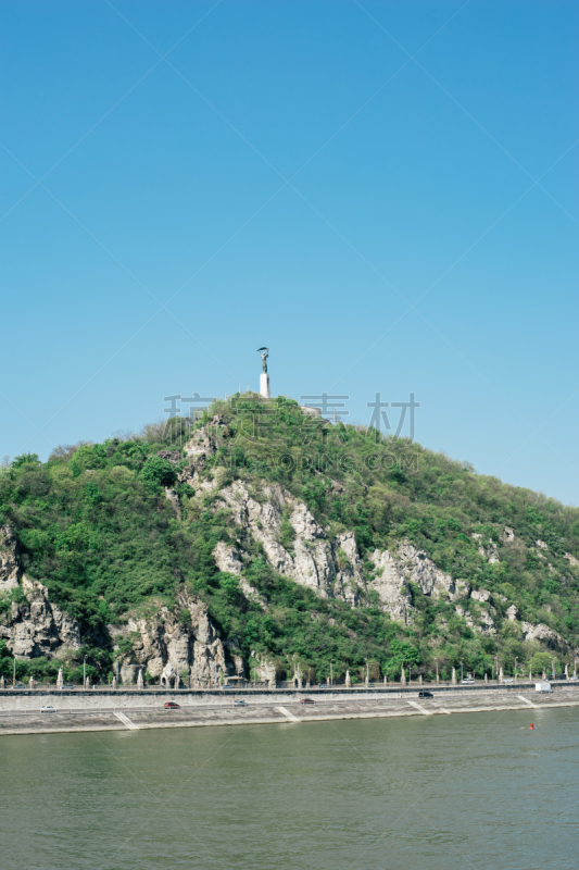 布达佩斯,盖勒特丘陵,自然,垂直画幅,纪念碑,天空,旅游目的地,匈牙利,无人,东欧