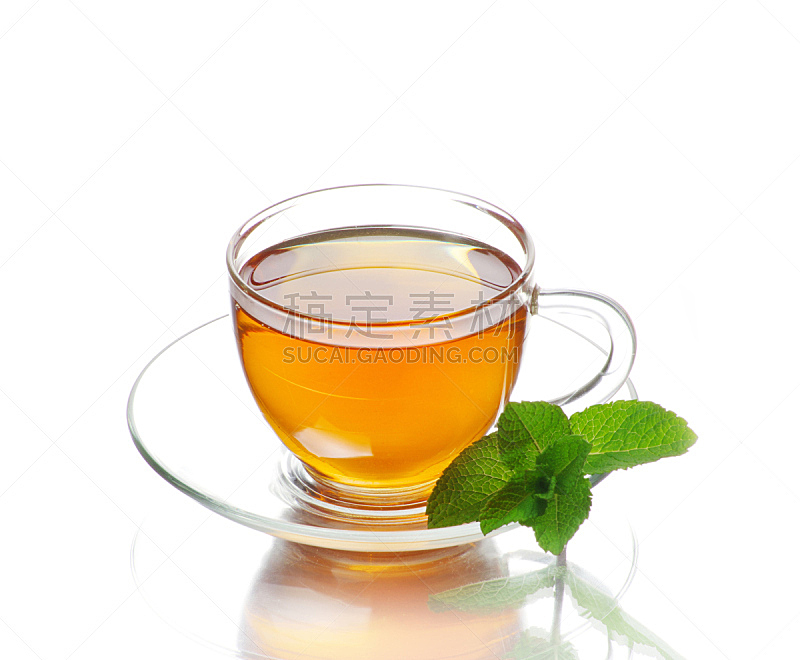 杯,茶,液体,水平画幅,无人,茶杯,乌克兰,白色背景,饮料,马克杯