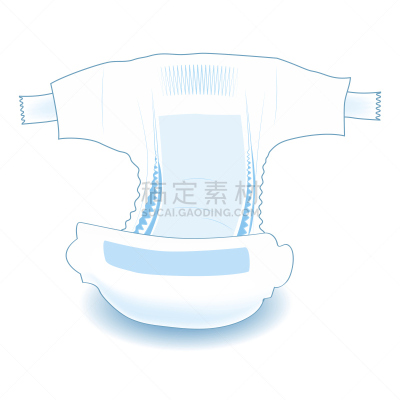 尿布,多孔渗水的,婴儿,绘画插图,矢量,尿失禁,尿液,臭,一次性物品