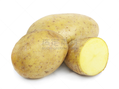马铃薯,自然,饮食,褐色,水平画幅,素食,根部,有机食品,膳食,白色背景