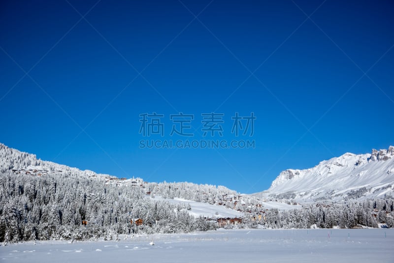 瑞士,伦策海德,瑞士阿尔卑斯山,自然,天空,水平画幅,地形,雪,无人,蓝色