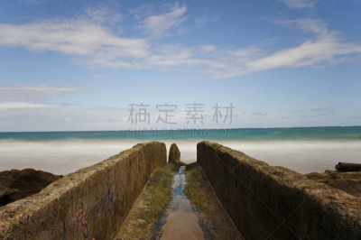 波多黎各,海滩,加勒比海,墨西哥湾暖流,圣胡安,格兰德河,水,天空,度假胜地,水平画幅