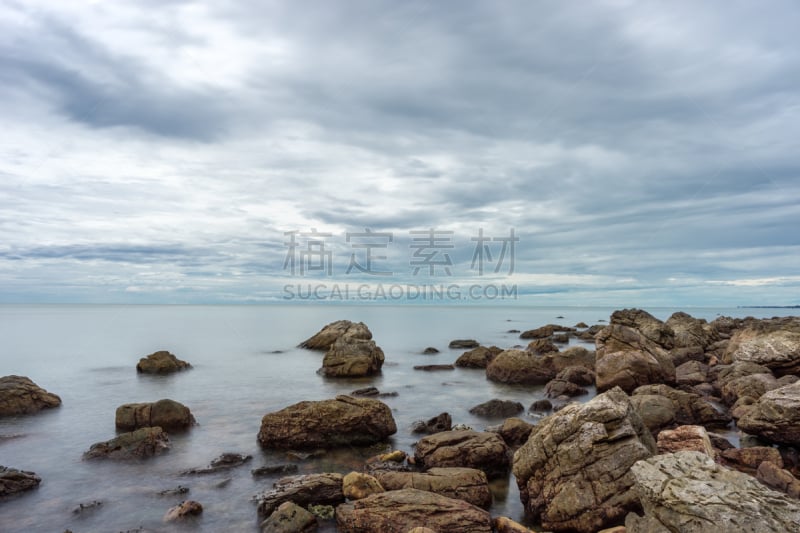 泰国,海滩,风景,顶部,水,天空,美,水平画幅,无人,夏天