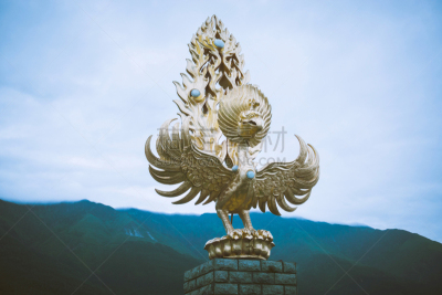 崇圣寺三塔,雕塑,鸟类,中国,黄金,大理,晕影效果,底座,阶调图片,云南省