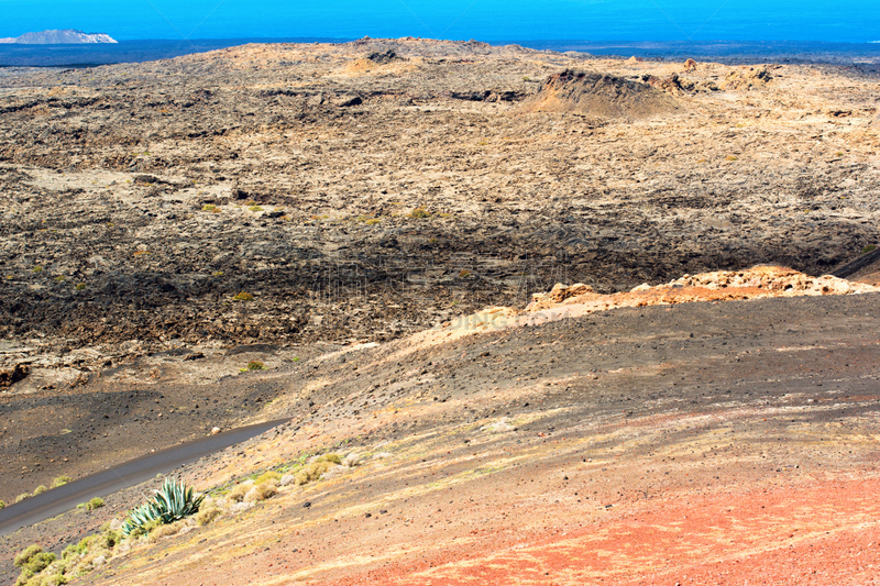 地形,兰萨罗特岛,火山,timanfaya national park,自然,天空,公园,非都市风光,水平画幅,橙色