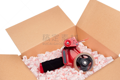 盒子,缎带,包装填充颗粒,胶带座,胶带,聚苯乙烯,瓦楞纸板,防护品,背景分离