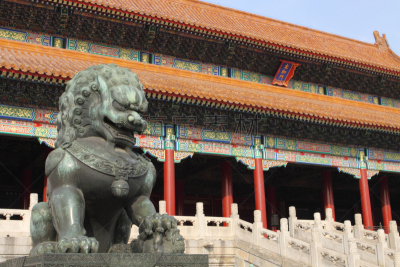 故宫,北京,狮子,狮王,水平画幅,建筑结构,建筑,无人,建筑外部,旅游目的地