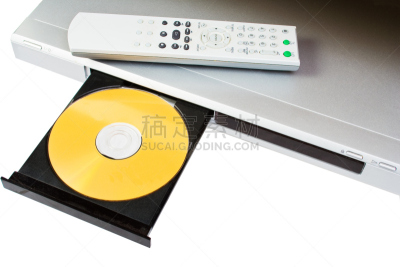 dvd机,disk,dvd,水平画幅,银色,无人,遥控器,白色背景,背景分离,现代