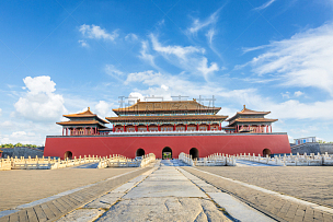 故宫,北京,禁止的,宫殿,世界遗产,美,水平画幅,传统,符号,古老的