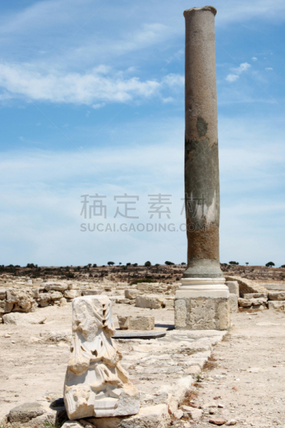 寇瑞恩,塞浦路斯,罗马风格,利马索尔,帕佛斯,垂直画幅,天空,艺术,无人,古老的
