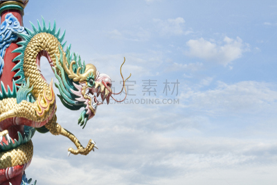 龙,雕像,刺刀,灵性,手艺,艺术,水平画幅,无人,符号,巨大的