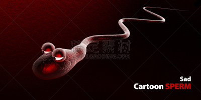 精子,绘画插图,人,准确,卡通,鸡蛋,人造的,细胞核,水平画幅,形状