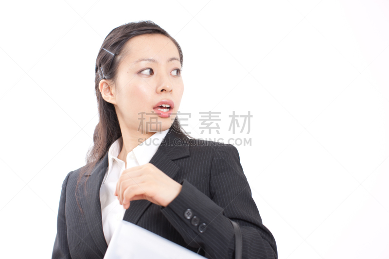 文档,女商人,办公室,留白,水平画幅,衬衫,套装,仅成年人,日本人,白领