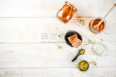 花粉,蜂窝,蜂蜜,梳子,芳香的,琥珀,营养品,棍,自然界的状态,细胞