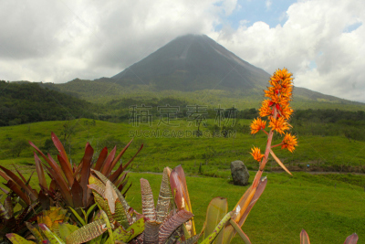 阿雷纳火山,火山,阿雷纳火山国家公园,美国,水平画幅,地形,无人,户外,哥斯达黎加,摄影