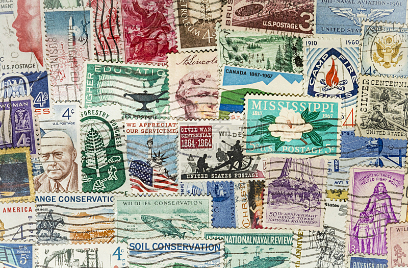 邮资计算器,邮戳,邮件,1960年-1969年,芬兰,美国