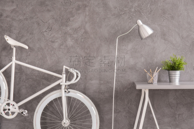现代,公寓,接力赛,美,新的,水平画幅,无人,灯,家具,白色