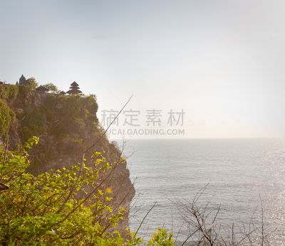 乌鲁瓦度,巴厘岛,寺庙,印度尼西亚,水,水平画幅,无人,夏天,户外,石头
