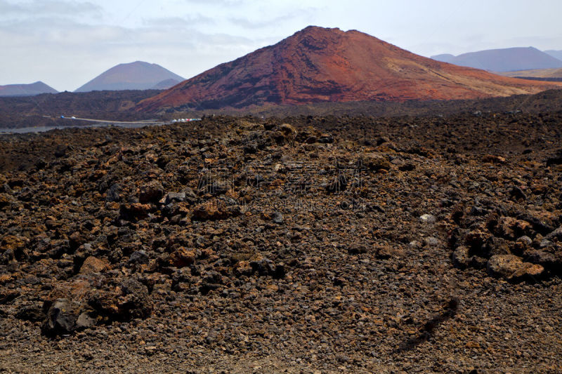 天空,夏天,石头,岩石,火山,山,timanfaya national park,兰萨罗特岛,沙子,加那利群岛