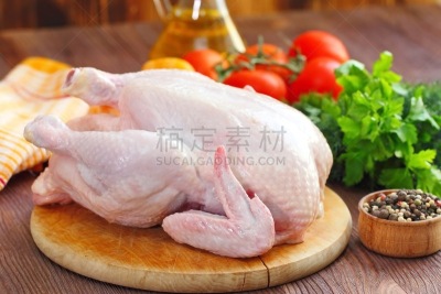 生食,香料,鸡,蔬菜,大腿,莳萝,腿,四肢,水平画幅,烹调
