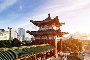 建筑业,简单,巨大的,故宫,北京,寺庙,过去,亭台楼阁,天空,水平画幅