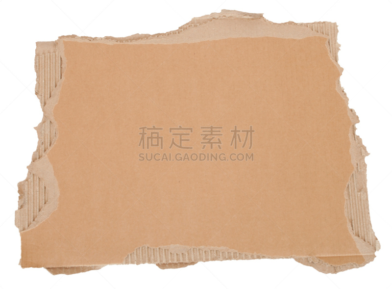 纸板,撕破的,背景,碎纸,不完全的,褐色,水平画幅,无人,白色背景,材料