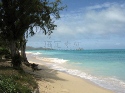 威马那娜,海滩,岛,莫库露阿,看,莫窟卢岛,拉尼凯海滩,瓦胡岛,天空,移向