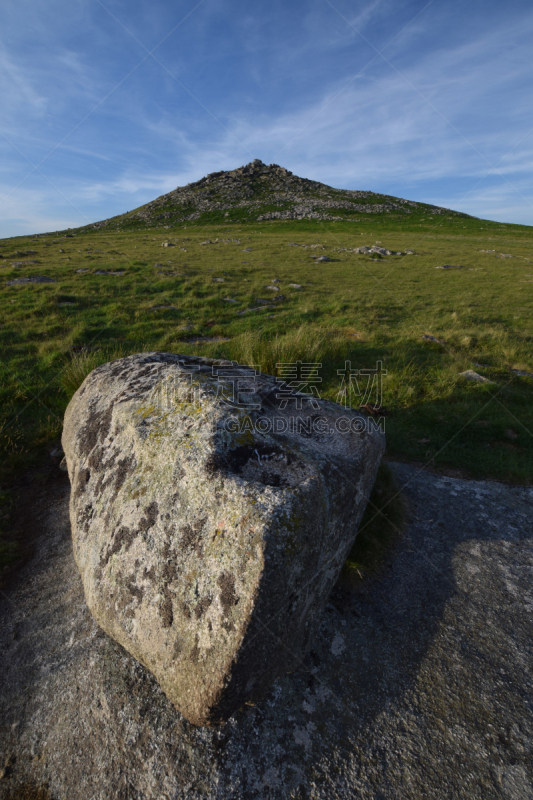 bodmin moor,突岩,粗糙的,垂直画幅,康沃尔,风化的,地质学,无人,英国,自然地理