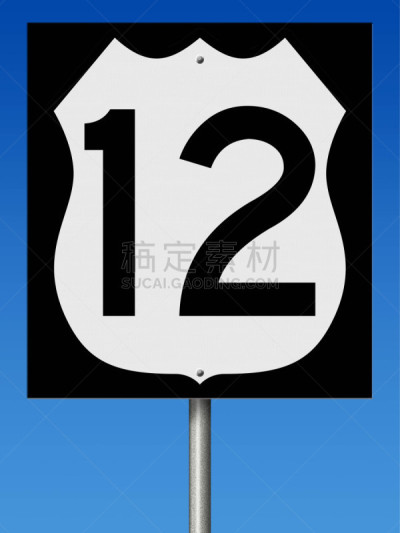 12号公路,标志,垂直画幅,交通标志,无人,路,商务旅行,公路,户外,数字12