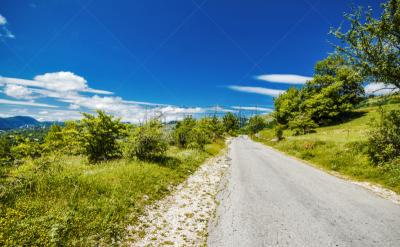 山,黑山,山麓百汇,天空,水平画幅,主干路,无人,夏天,户外,草