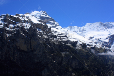 瑞士阿尔卑斯山,基米尔沃尔德,施雷克峰,威特洪山,希尔特峰,劳特布龙嫩,艾格峰,水平画幅,山,雪