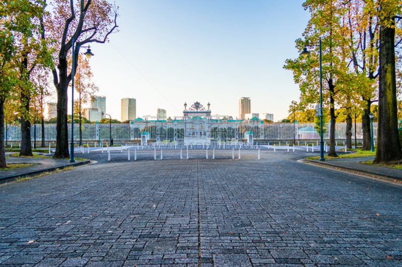 东京,赤阪区,住宿加早餐,水平画幅,日本,城堡,摄影